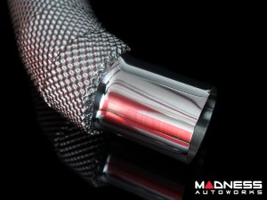 Alfa Romeo Giulia Downpipe Set - 2.9L - TUO - w/ Heat Shield 